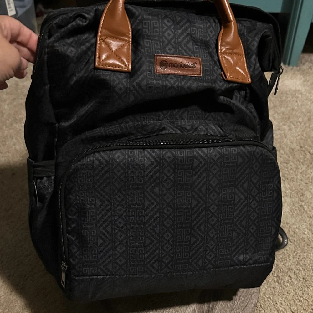 Monbebe Bolt Infant Diaper Bag Backpack With Bassinet Changing Station